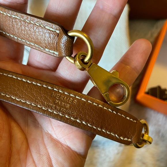 Hermes Kelly Retourne 35 in Cognac Chèvre de Coromandel with gold hardware - Picture 7 of 16